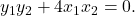 ~y_1y_2+4x_1x_2=0.